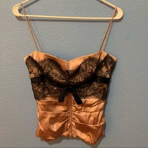 Dolce & Gabbana Corset silk top